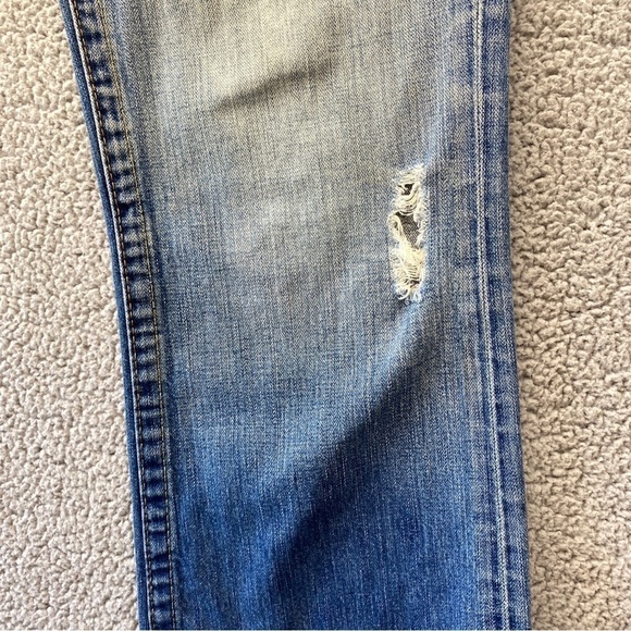 True Religion Jeans Mens Sz 31x33 (34.5x31) Billy Flap Pocket Distressed Ripped - Picture 6 of 16